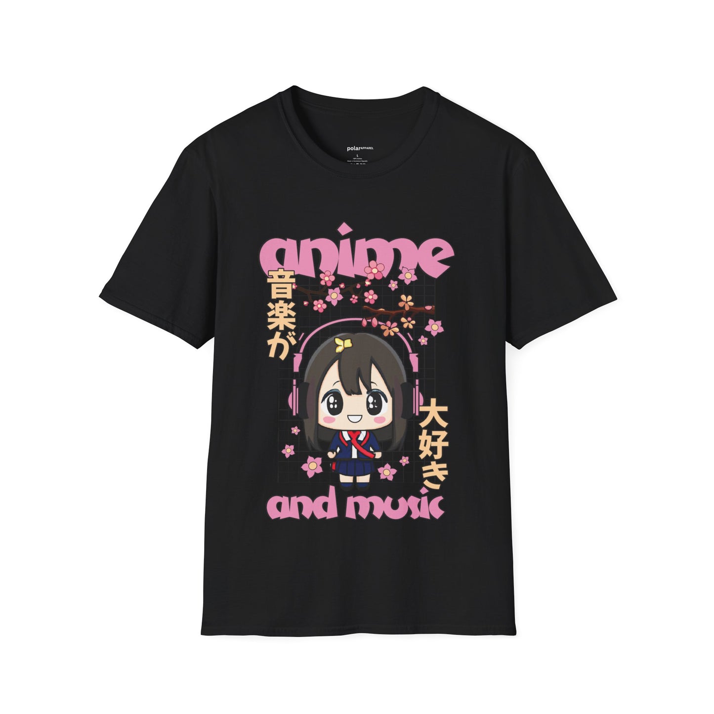 Anime and music T-shirt