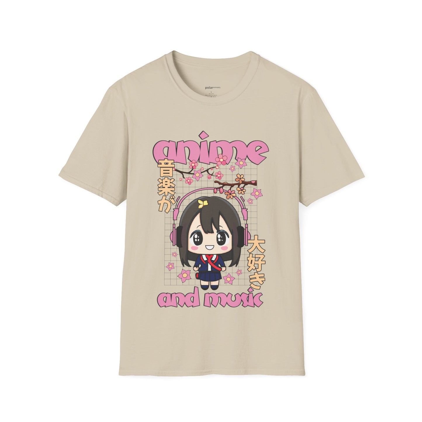 Anime and music T-shirt